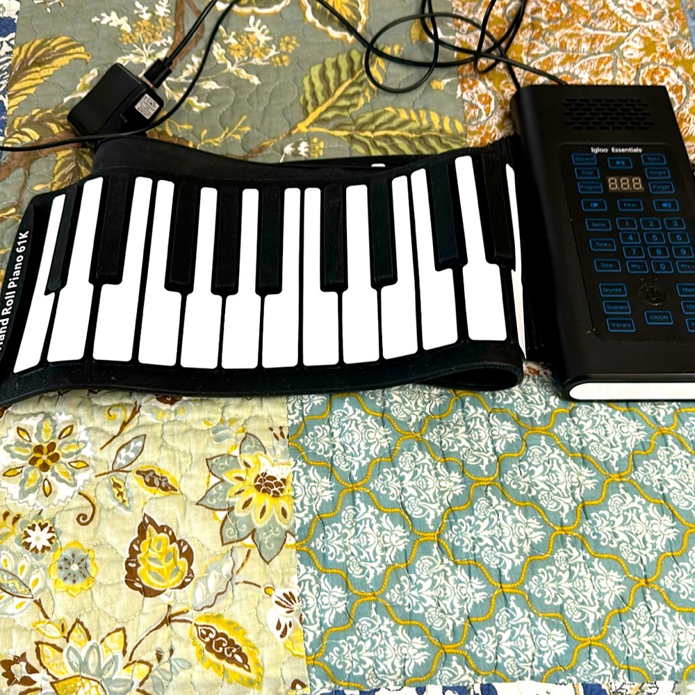 Igloo 61 key Folding Piano Keyboard with Pedal for all ages Barely Used